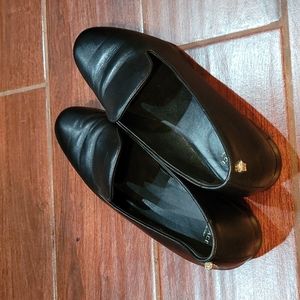 Versace Black Medusa Flats